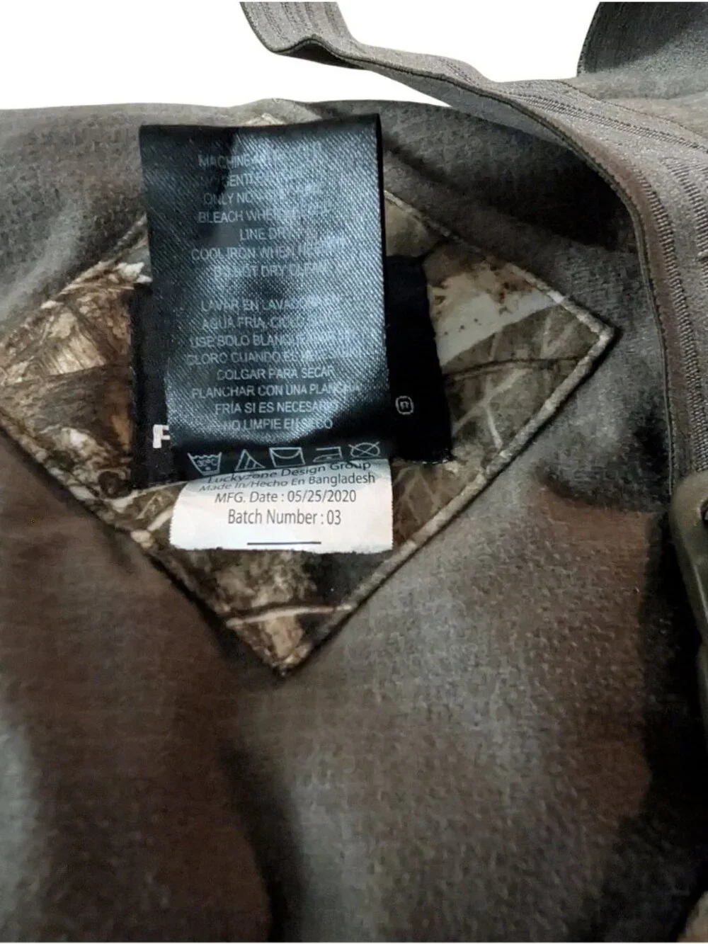 Realtree Edge Camo Insulated Hunting Overalls Bibs Boys Youth Size L Large